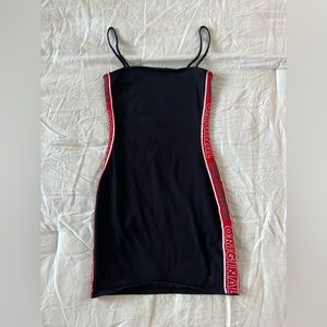 Divided Mini Dress